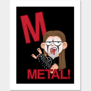 M is for Metal! Posters and Art